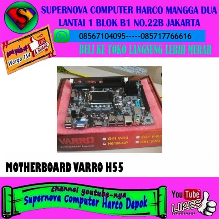 MOTHERBOARD VARRO H55 TERMURAH