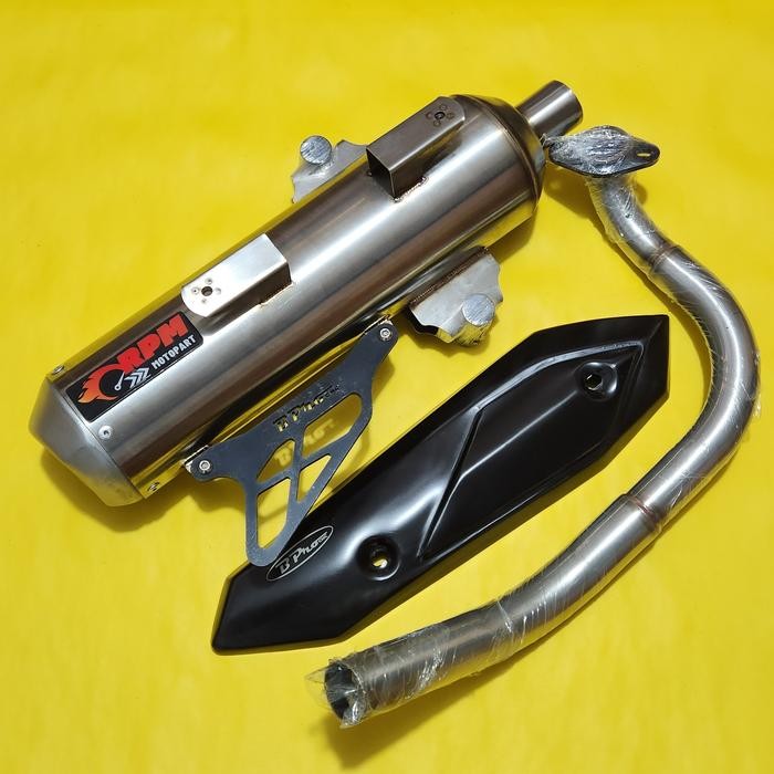 KNALPOT BPRO AEROX LEXI NMAX VARIO 125 150 BEAT SCOOPY FULL STAINLESS