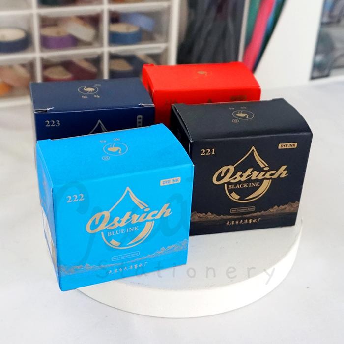 

Gilang_Store Ostrich Fountain Pen Ink Student Grade 48 ML Refill Tinta Pena Kaligrafi