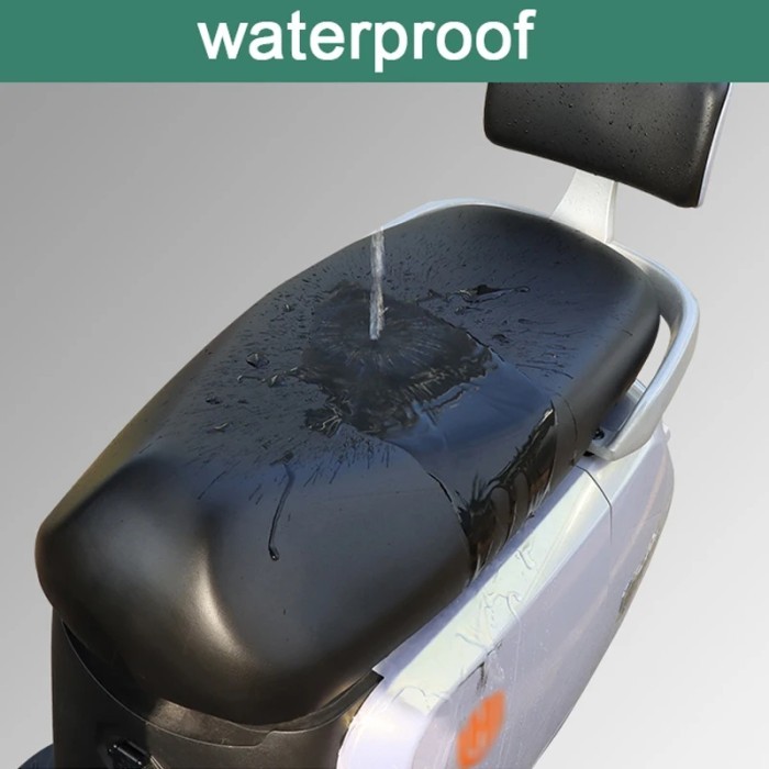 (Allthebest) Stiker Kulit Sintetis 30x25 cm Tambal Sofa Jok Motor Robek Ada Lem Langsung Tempel