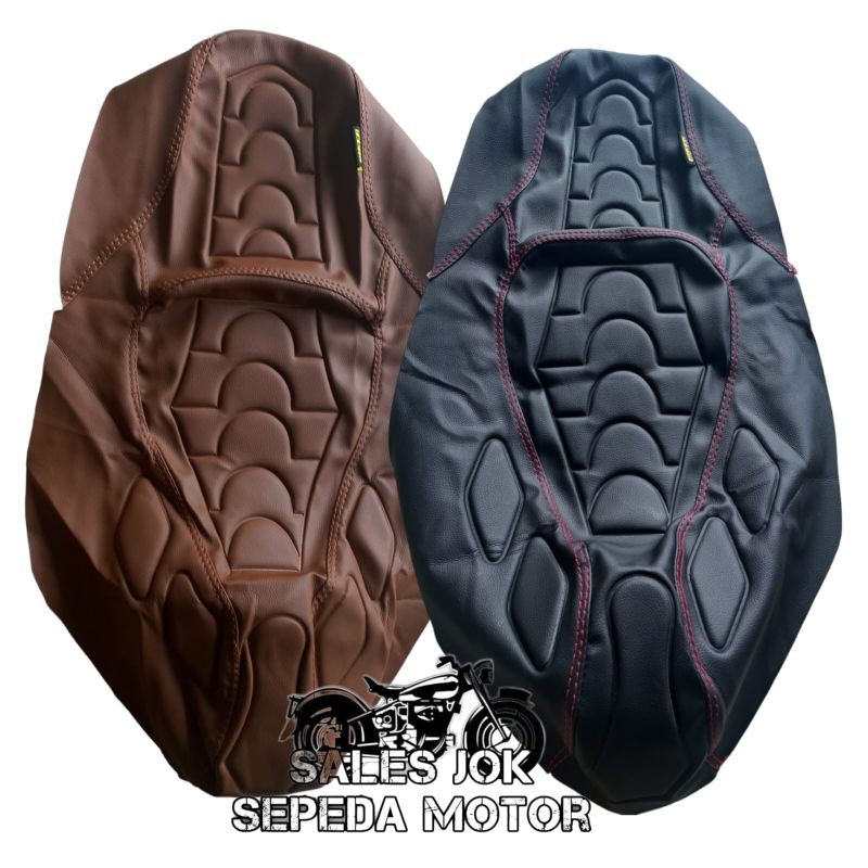 S - end jok motor CUSTOM PREDATOR /jok variasi/sarung jok motor/jok vario/jok scoopy