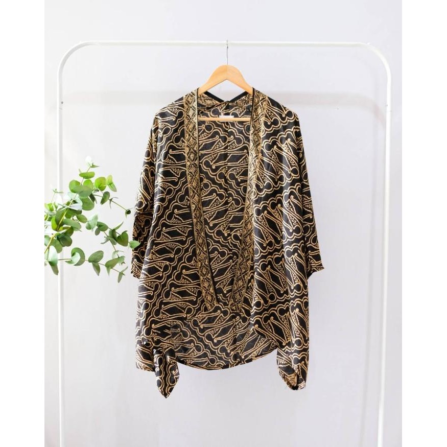 OUTER BATIK VISCOSE PARANG WANITA CARDIGAN LUARAN BATIK JUMBO WANITA