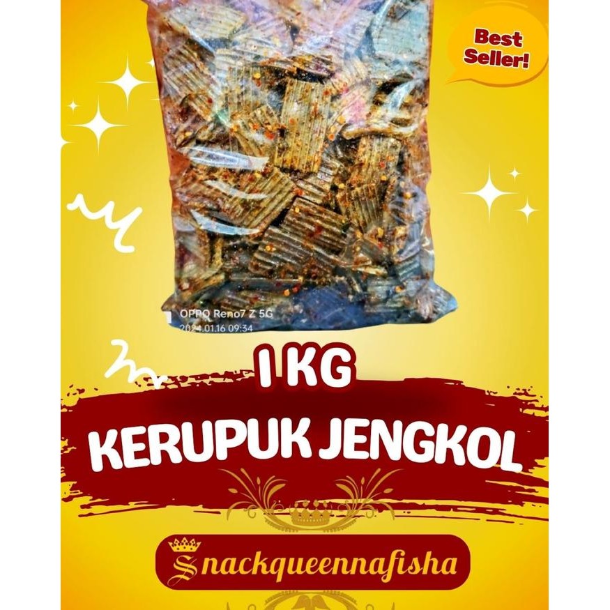 

seblak kerupuk jengkol 1kg Cemilan Pedas Food Snacks