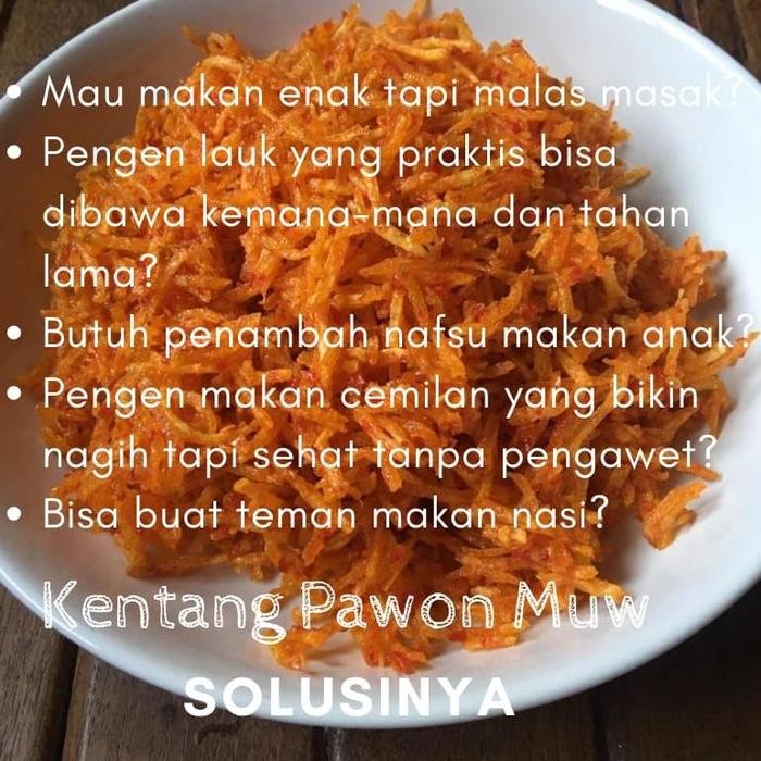

Termurah Kentang Mustofa 1kg Camilan Cemilan Snack Lauk Keripik Kering Kentang Mustofa Mustopa Kriuk