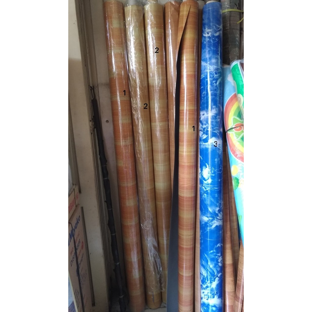 (Allthebest) Karpet PVC vinil vinyl plastik meteran lebar 2 M/ meter