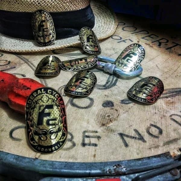 Emblem Federal Cycle Vintage #Gratisongkir