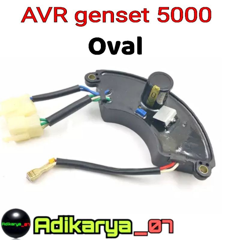 avr genset AVR Genset Bensin 5000 Generator 5000 - 7000 Watt OVAL Plastik