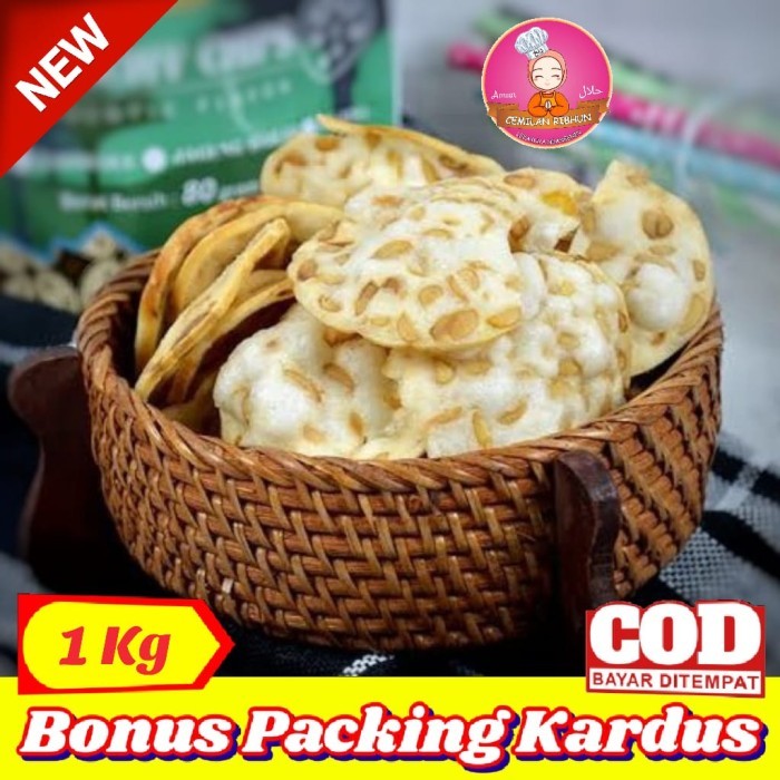 

[1Kg] Keripik Tempe SAGU / Keripik Tempe Tepung Cemilan Ribhun jajan