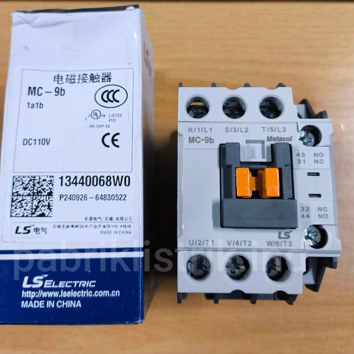 CONTACTOR KONTAKTOR GMD 9 ATAU MC 9B COIL 110V DC 110VDC ORIGINAL LS TERMURAH