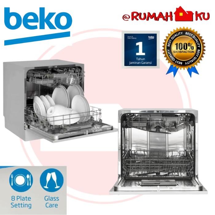 Beko Dishwasher Dtc36810S Mesin Cuci Piring