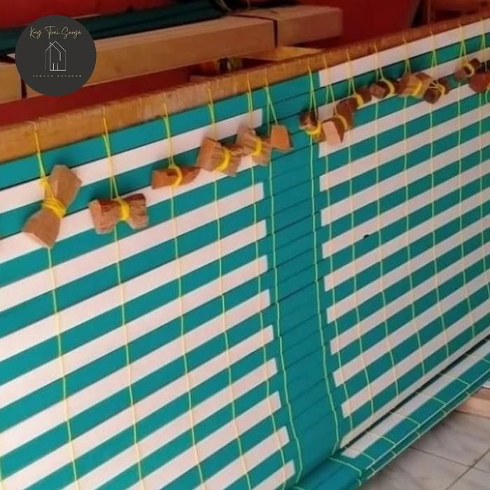 Tirai Krey Pvc Fiber Indoor Outdoor+Tali Gulung