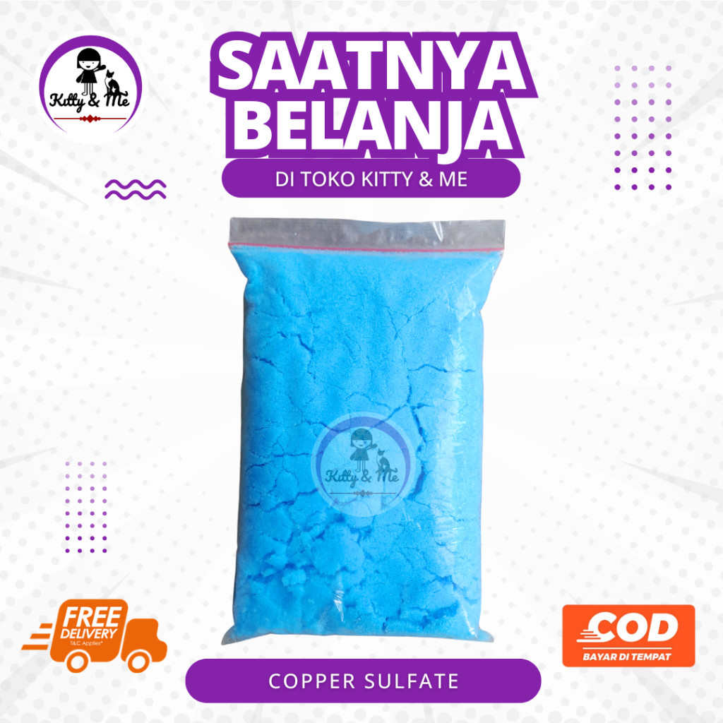 TerusI Copper Sulfate 1 Kg Dan 500 Gram - Tembaga Sulfat untuk Sapi Pmk