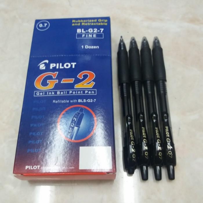 

Bentley - Pulpen Pen Pilot G-2 Hitam Bl-G2 0.7 Original Japan (1Losin)