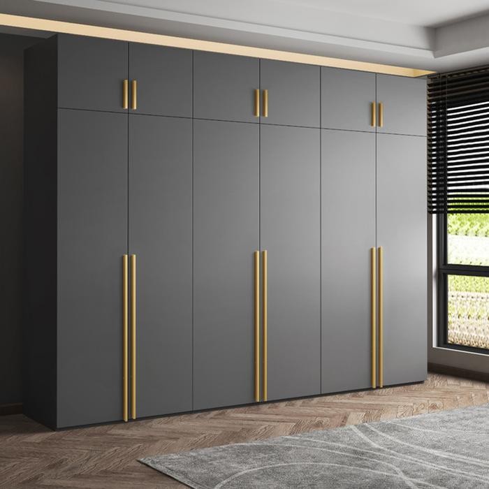 Tarikan Lemari Dapur 1 Meter Handle Lemari Minimalis Gagang Pintu Lemari Tarikan Pintu Gold Gagang