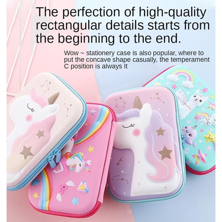 

Bentley - Tempat Pensil 3D Timbul Ukuran Besar L Kotak Pensil 3D Large Unicorn