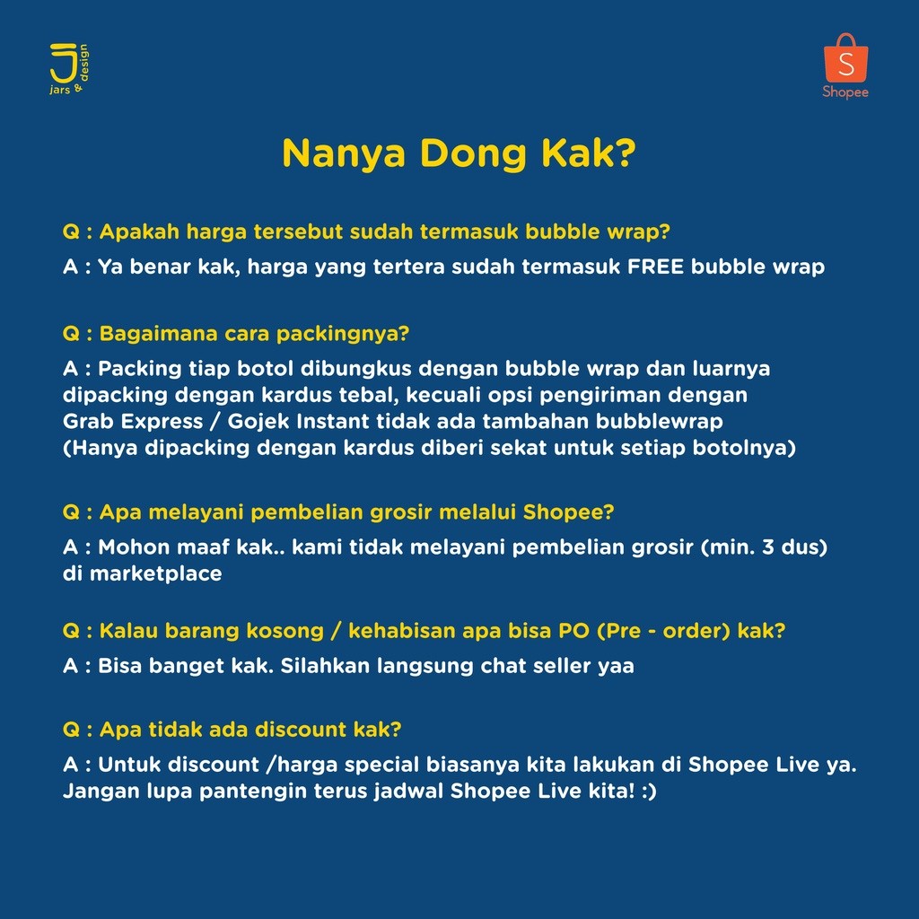 Rumahleha Ja12 - Jar Kaca Tutup Aluminium 600Ml / Toples Kaca Tutup Aluminium 600Ml