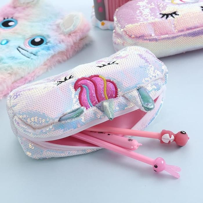 

Bentley - Tokyoberry Unicorn Twinkle Pouch Tempat Pensil Kuda Little Pony Hp