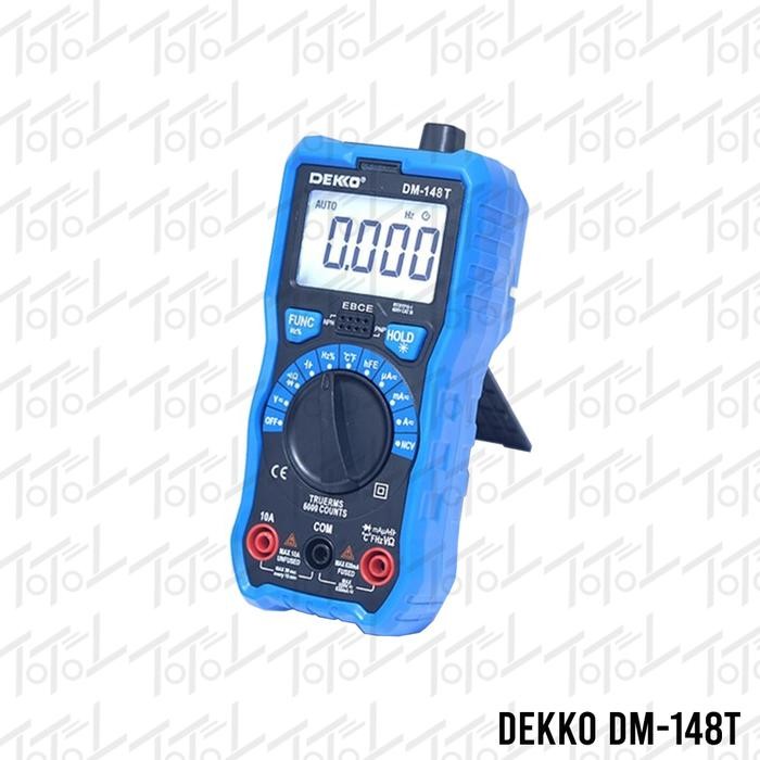 Dekko Dm-148T Digital Multimeter / Multimeter Digital Dm148T Plus Ncv #Gratisongkir