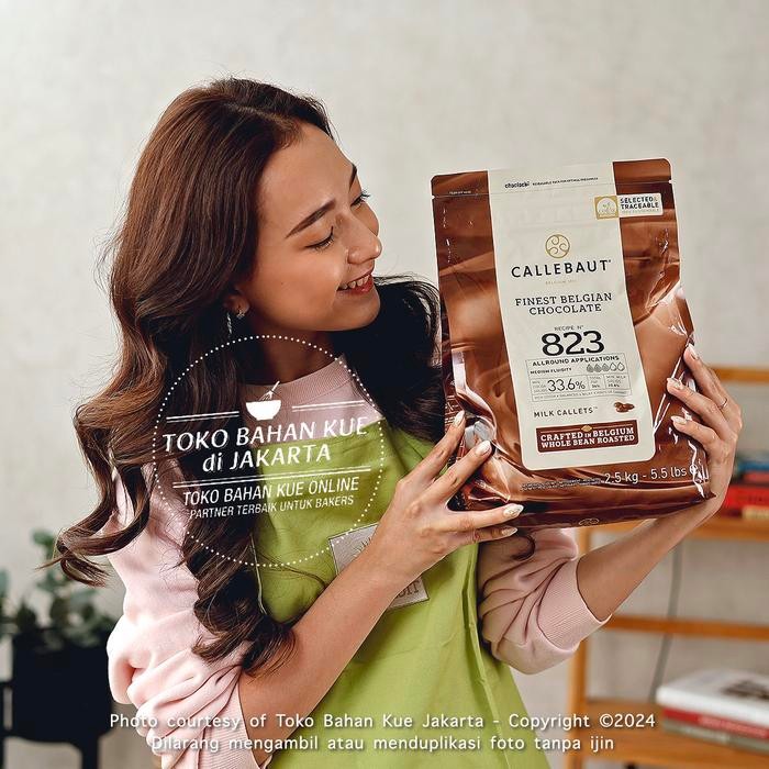

JTTOP" CALLEBAUT 823 MILK REPACK 500GR COUVERTURE CHOCOLATE 33,6% COKLAT BAKING COIN COKELAT