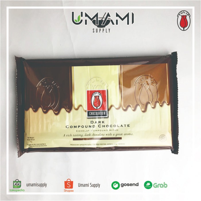 

JTTOP" TULIP - DARK COMPOUND CHOCOLATE - 1KG