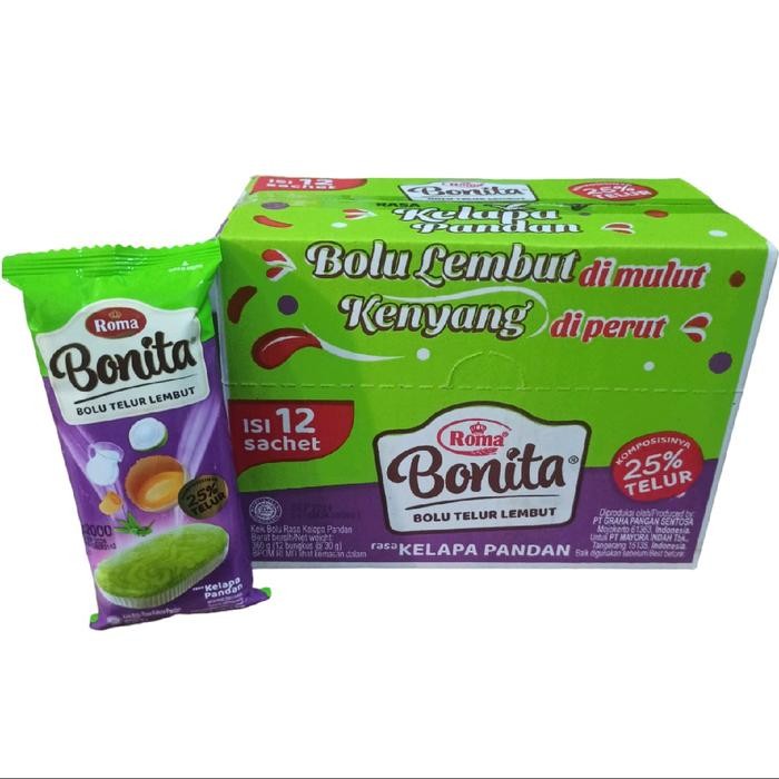 

JTTOP" BONITA BOLU TELUR LEMBUT 1BOX ISI 12 PCS