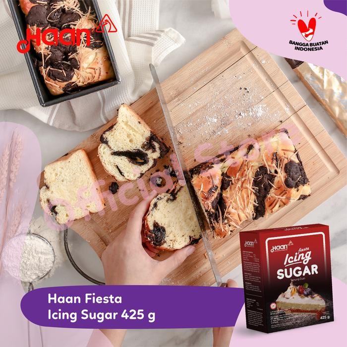 

JTTOP" HAAN FIESTA ICING SUGAR 425GR