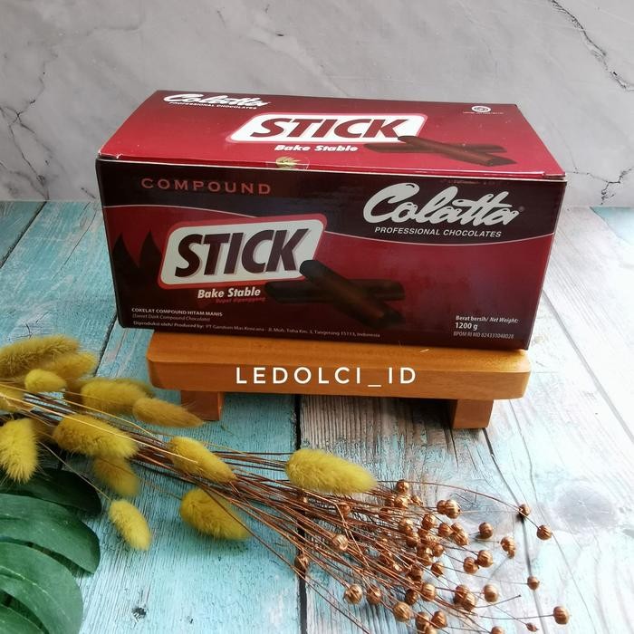 

JTTOP" COLATTA BAKE STABLE CHOCOLATE STICK COKLAT STIK REPACK 500 GRAM