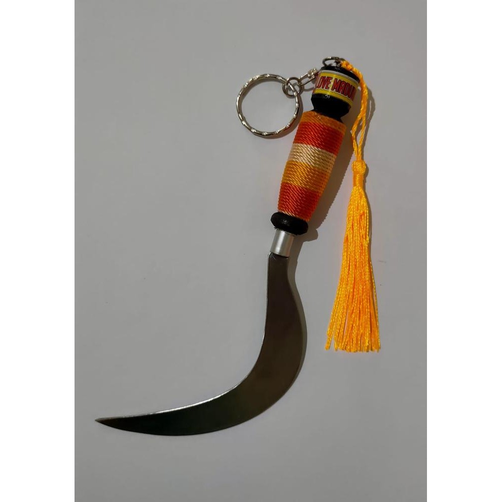 GKC1 Gantungan Kunci Celurit 17cm jumbo Etnik Madura Souvenir