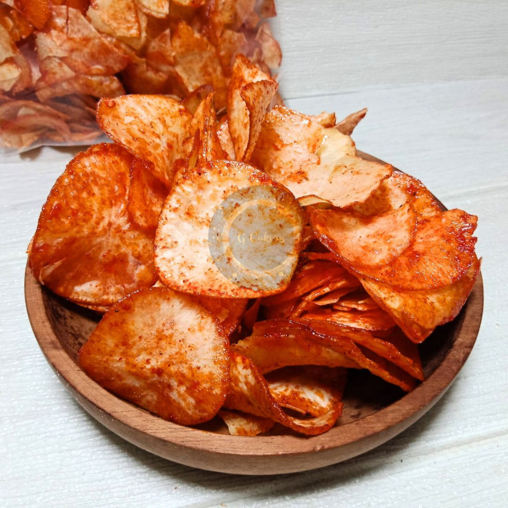 

Mamam_Asoy Keripik Singkong Pedas / Singkong Lada