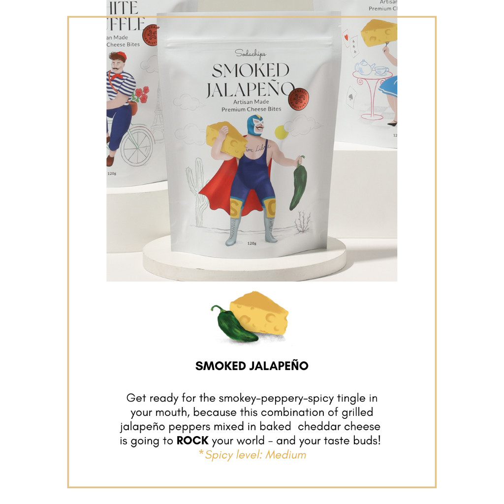 

Mamam_Asoy Smoked Jalapeo Cheese Bites 65G - Healthy Snack By Sodachips (No Msg)