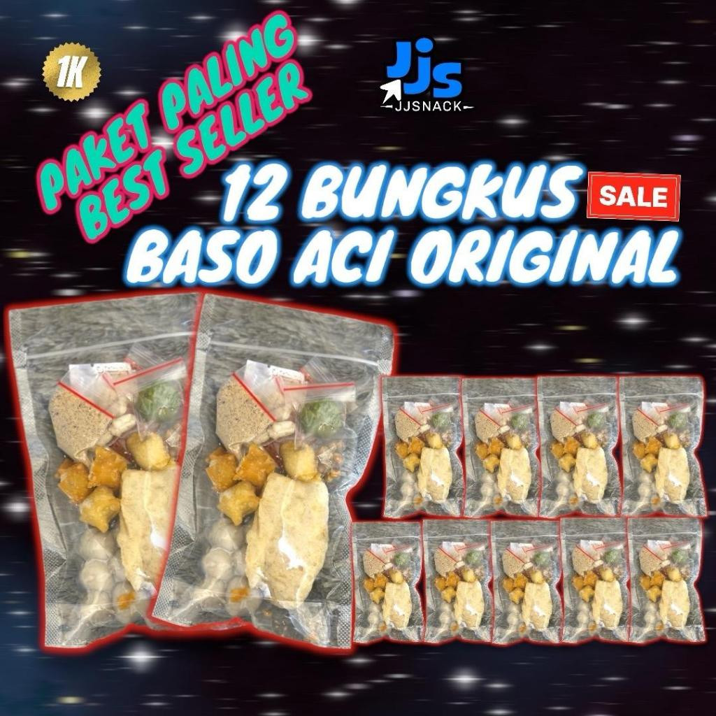 

Mamam_Asoy Paket 12 Bungkus Baso Aci Original Minyak Bawang Bakso Aci Jjsnack Makanan Food Pedas