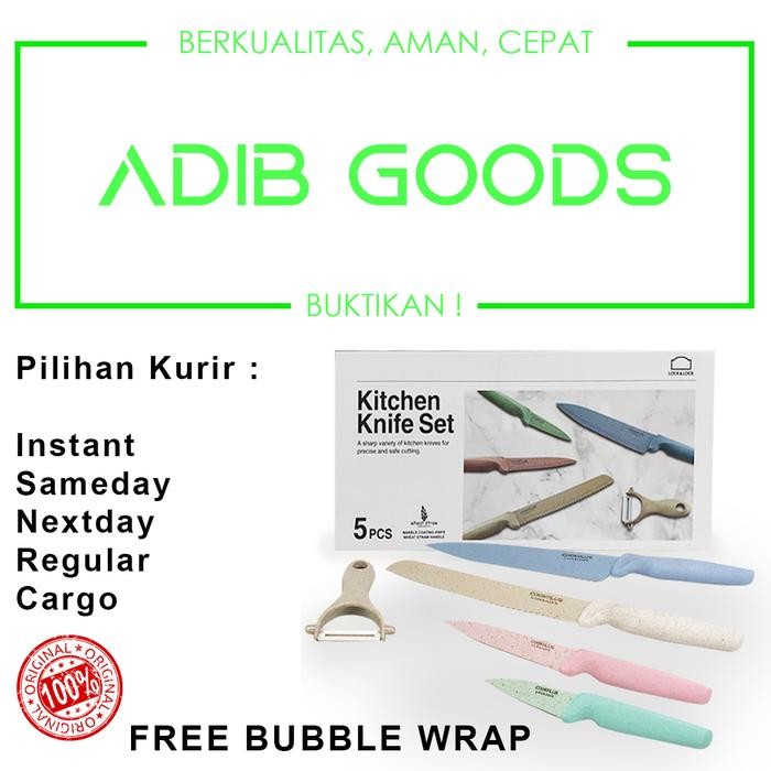 ASLI Knife Set Lock n Lock Pastel Series