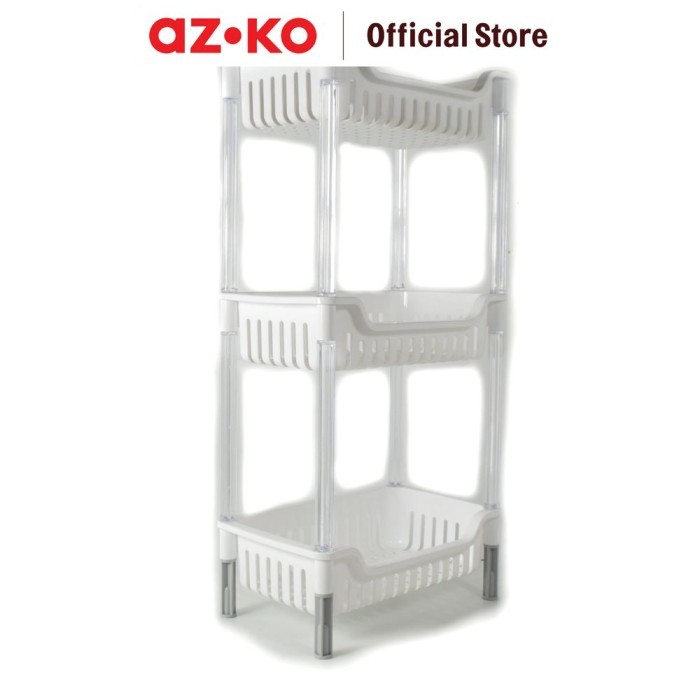 AZKO Keyway Rak Serbaguna 3 Tingkat - Putih