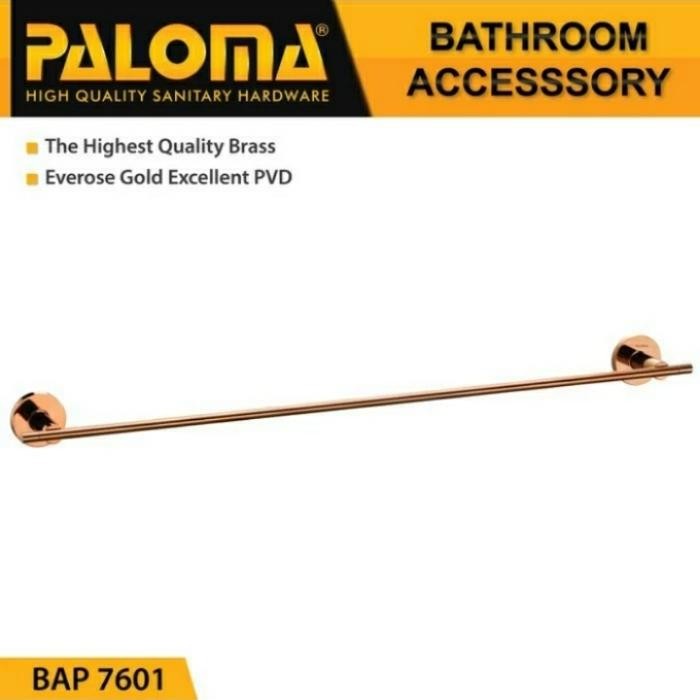 GANTUNGAN HANDUK ROSE GOLD PALOMA RAK HANDUK DINDING KAMAR MANDI