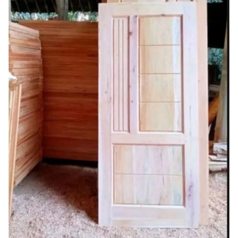 (Ready stok) pintu kayu//pintu depan rumah//pintu kamar minimalis mahogani