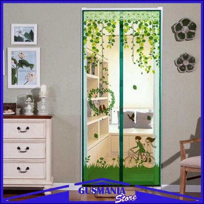 Tirai Magnet Pintu Kualitas Bagus Kelambu / Gorden Anti Nyamuk