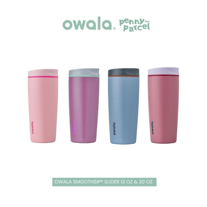 [PREORDER] Owala SmoothSip Slider Coffee Mug Tumbler Kopi/Teh Stainless Steel