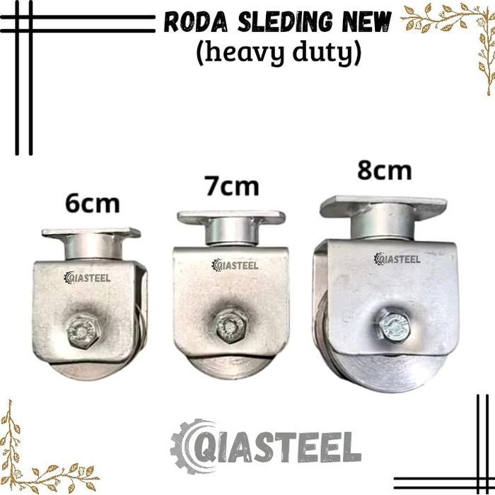 PREMIUM Roda sliding new roda pagar lipat heavy duty roda sliding pintu geser roda sliding rel