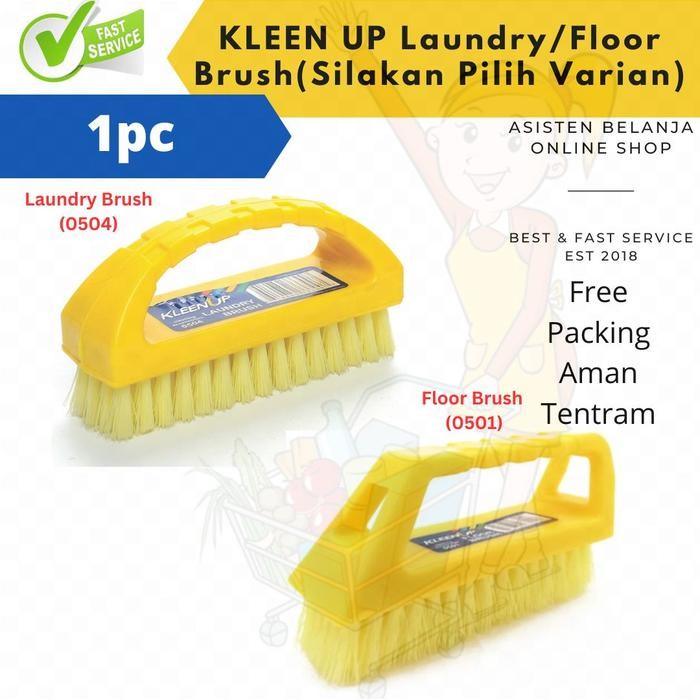 PREMIUM KleenUp Kleen Up Laundry Floor Brush Sikat Baju Sikat Lantai Serbaguna