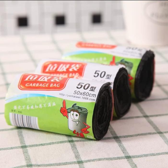 PREMIUM Kantong Plastik Sampah 50x60cm Grabage / Kantong Kresek Plastik Sampah