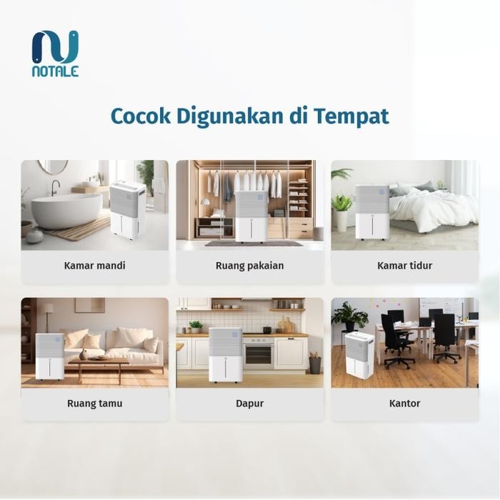 Terlaris Deerma Dt16C Dehumidifier With Anion, Dry Shirt, Multifunctional Mode