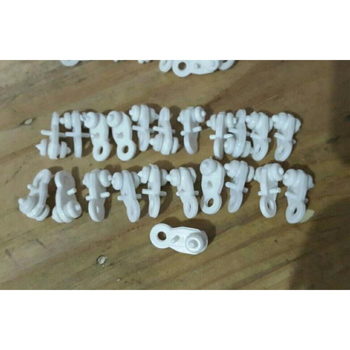 PREMIUM Roda Tiang Rel kecil aluminium Gorden/Vitrase /Pipa Alkan Hordeng