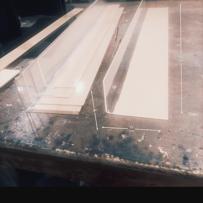 PREMIUM akrilik L siku serbaguna