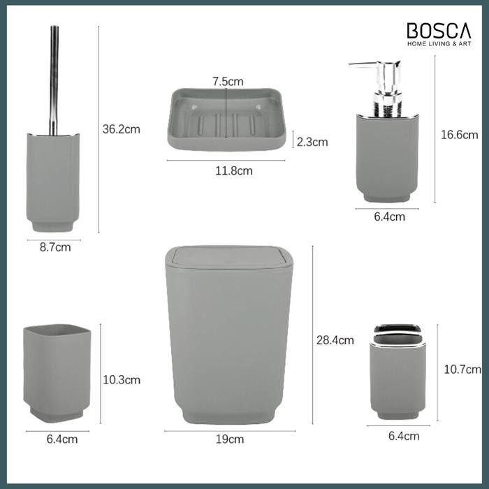 Terlaris Bathroom Set 6 In 1 Piece / Bathroom Toiletry Set /Peralatan Mandi Set