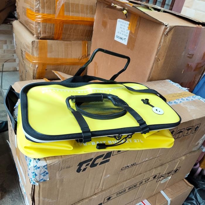 Box Umpan Pancing Tempat Udang Hidup Loomis 35 Atau 40 Cm