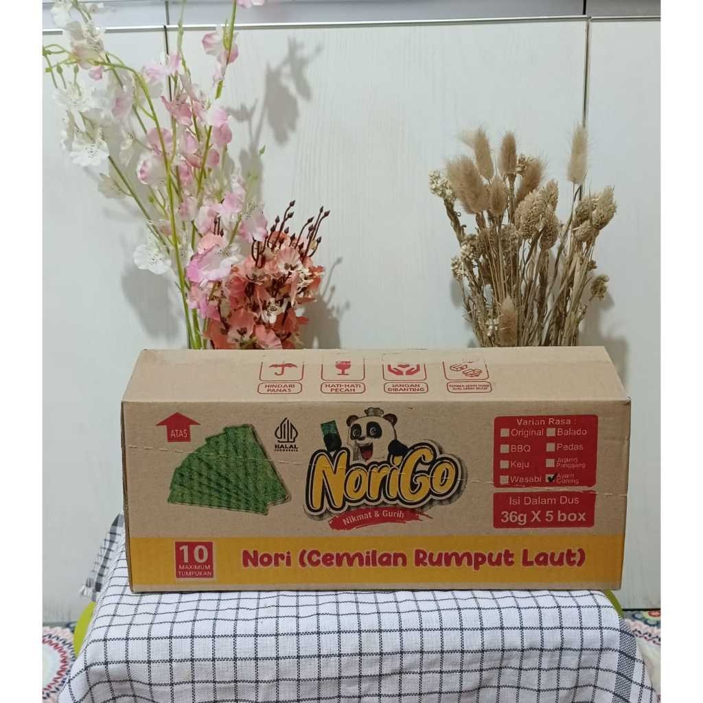 

Andrianbijaksana Norigo Rumput Laut Sachet 3Gr 1 Box Isi 12 Pcs All Variant