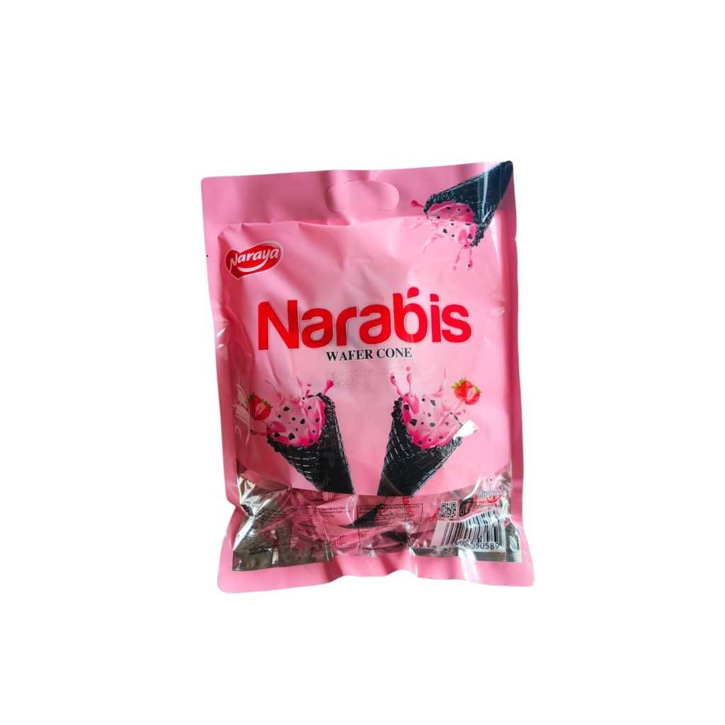 

Andrianbijaksana Naraya Narabis Wafer Cone Strawberry Chocolate 220G