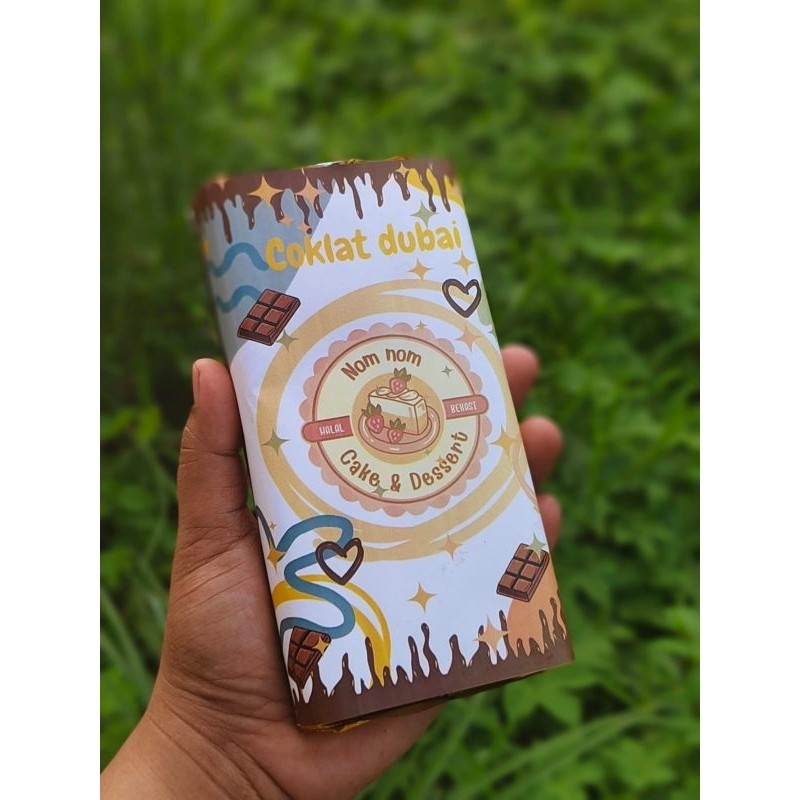 

Andrianbijaksana Coklat Dubai Kunafa Piscatio Berat Bersih 250 Gram