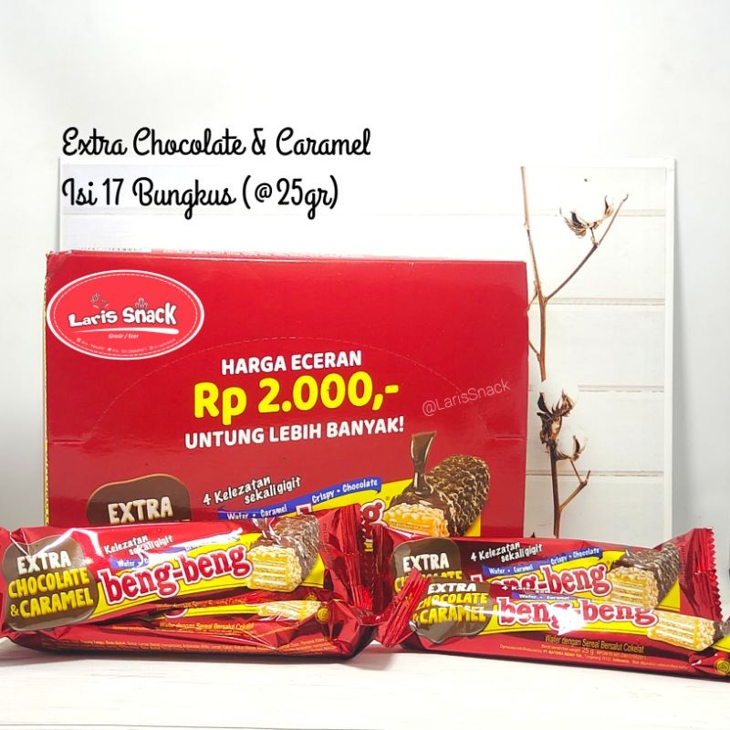 

Andrianbijaksana Beng Beng Wafer Coklat 25Gr 17 Pcs