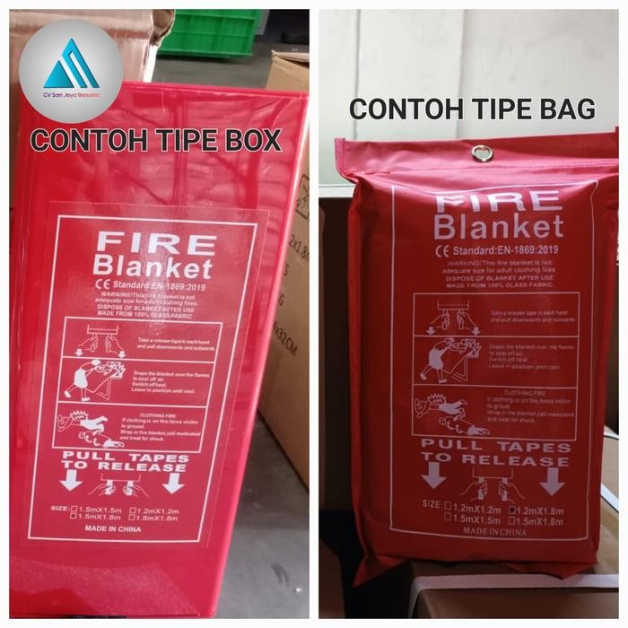 SALE FIRE BLANKET / SELIMUT API / FIRE BLANKET BAG READY